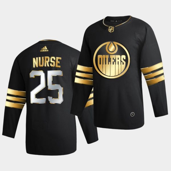 Edmonton Oilers Darnell Nurse Golden Edition Limited Black Jersey Edmonton Oilers Darnell Nurse Golden Edition Limited Black Jersey