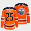Edmonton Oilers Darnell Nurse HockeyFightsCancer Purple Jersey
