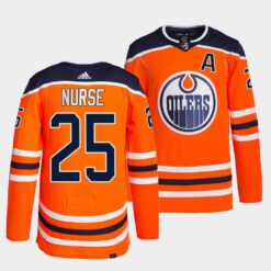 Edmonton Oilers Darnell Nurse Home Orange Jersey