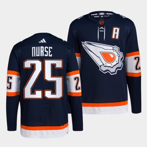 Edmonton Oilers Darnell Nurse Reverse Navy Jersey