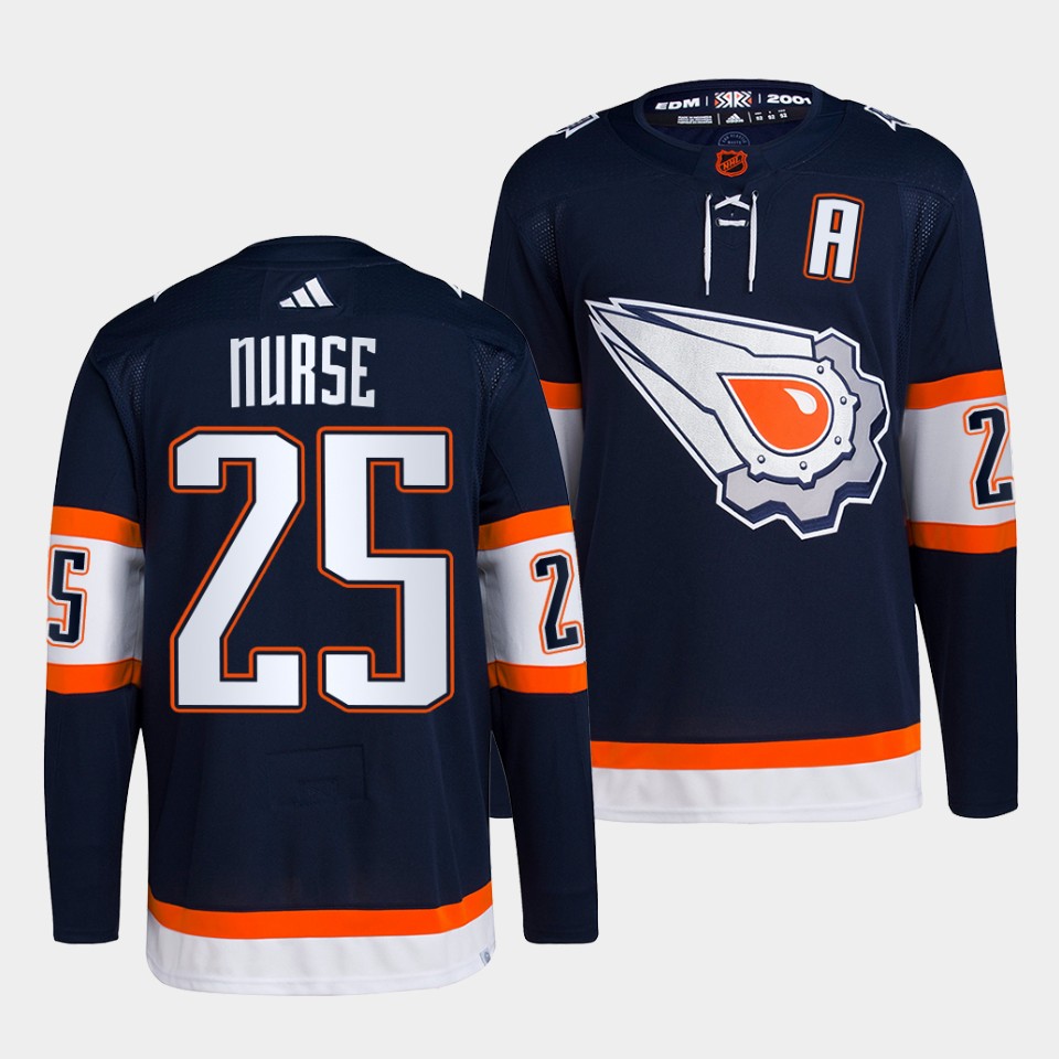 Edmonton Oilers Darnell Nurse Reverse Navy Jersey Edmonton Oilers Darnell Nurse Reverse Navy Jersey