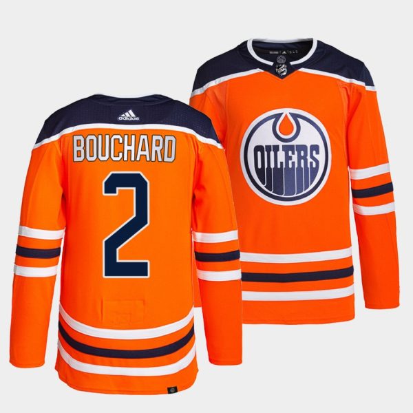 Edmonton Oilers Evan Bouchard Home Orange Jersey Edmonton Oilers Evan Bouchard Home Orange Jersey