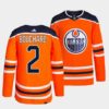Edmonton Oilers Evan Bouchard Reverse Navy Jersey