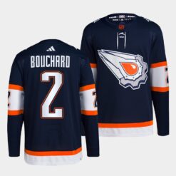 Edmonton Oilers Evan Bouchard Reverse Navy Jersey