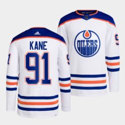 Edmonton Oilers Evander Kane 2022-23 Away White Jersey
