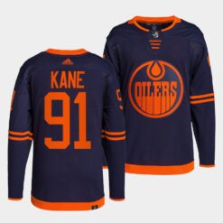 Edmonton Oilers Evander Kane Alternate Navy Jersey