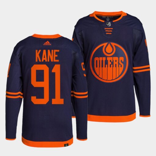 Edmonton Oilers Evander Kane Alternate Navy Jersey