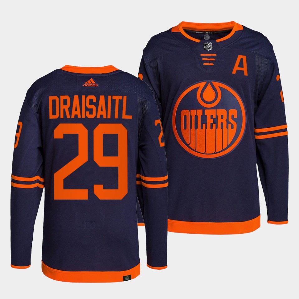 Edmonton Oilers Leon Draisaitl Alternate Navy Jersey Edmonton Oilers Leon Draisaitl Alternate Navy Jersey