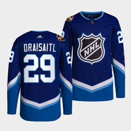 Edmonton Oilers Leon Draisaitl NHL All-Star Blue Jersey