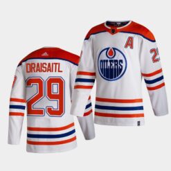 Edmonton Oilers Leon Draisaitl Reverse White Special Edition Jersey