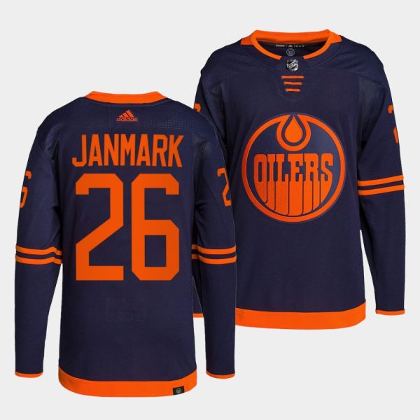 Edmonton Oilers Mattias Janmark Alternate Navy Jersey Edmonton Oilers Mattias Janmark Alternate Navy Jersey