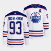 Edmonton Oilers Mattias Janmark Reverse White Jersey