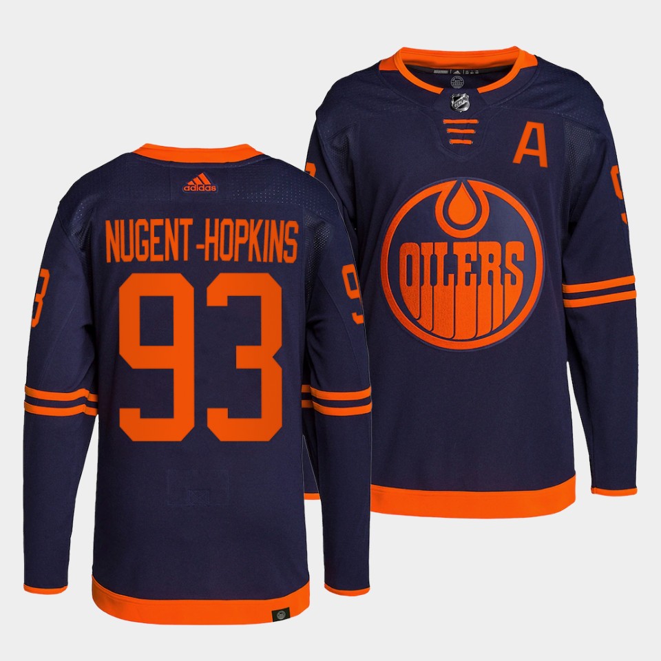 Edmonton Oilers Ryan Nugent-Hopkins Alternate Navy Jersey Edmonton Oilers Ryan Nugent-Hopkins Alternate Navy Jersey