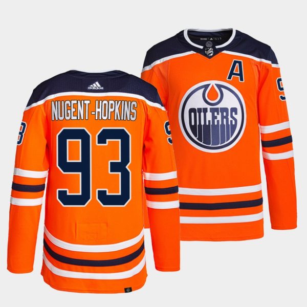 Edmonton Oilers Ryan Nugent-Hopkins Home Orange Jersey Edmonton Oilers Ryan Nugent-Hopkins Home Orange Jersey