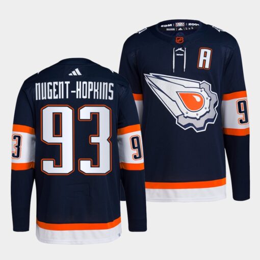 Edmonton Oilers Ryan Nugent-Hopkins Reverse Navy Jersey
