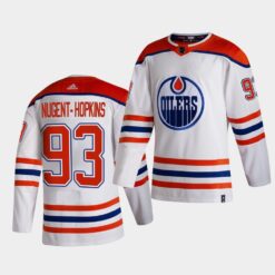 Edmonton Oilers Ryan Nugent-Hopkins Reverse White Special Edition Jersey