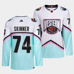Edmonton Oilers Stuart Skinner 2023 NHL All-Star Western Conference White Jersey