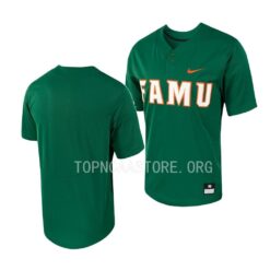 Florida A&M Rattlers College Baseball Green 2-Button Jersey