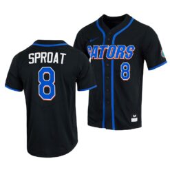 Florida Gators Brandon Sproat College Baseball Jersey Black