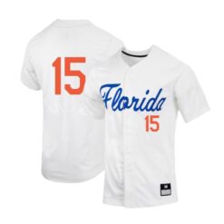 Florida Gators BT Riopelle White College Baseball Jersey