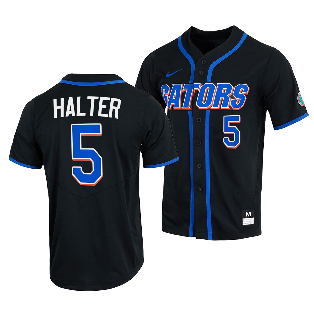 Florida Gators Colby Halter College Baseball Jersey Black Florida Gators Colby Halter College Baseball Jersey Black