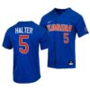 Florida Gators Colby Halter Royal College Baseball Jersey