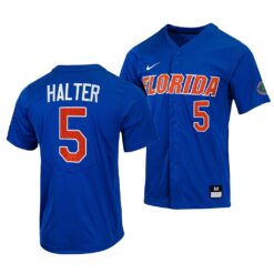 Florida Gators Colby Halter College Baseball Jersey Royal
