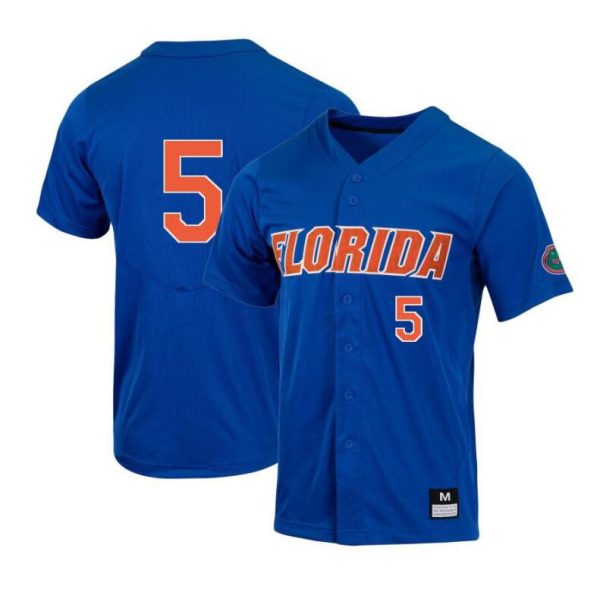 Florida Gators Colby Halter Royal College Baseball Jersey Florida Gators Colby Halter Royal College Baseball Jersey