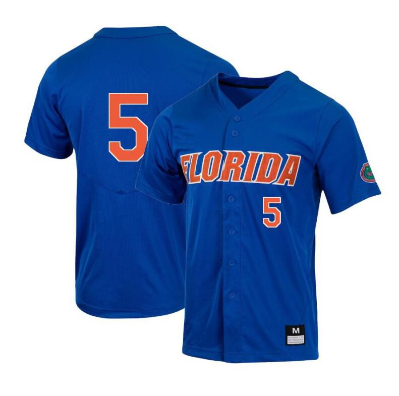 Florida Gators Colby Halter Royal College Baseball Jersey Florida Gators Colby Halter Royal College Baseball Jersey