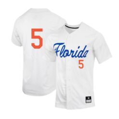 Florida Gators Colby Halter White College Baseball Jersey