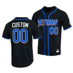 Florida Gators Custom College Baseball Jersey Black