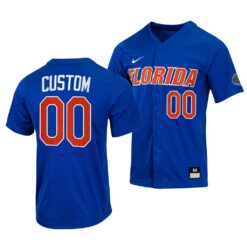 Florida Gators Custom College Baseball Jersey Royal