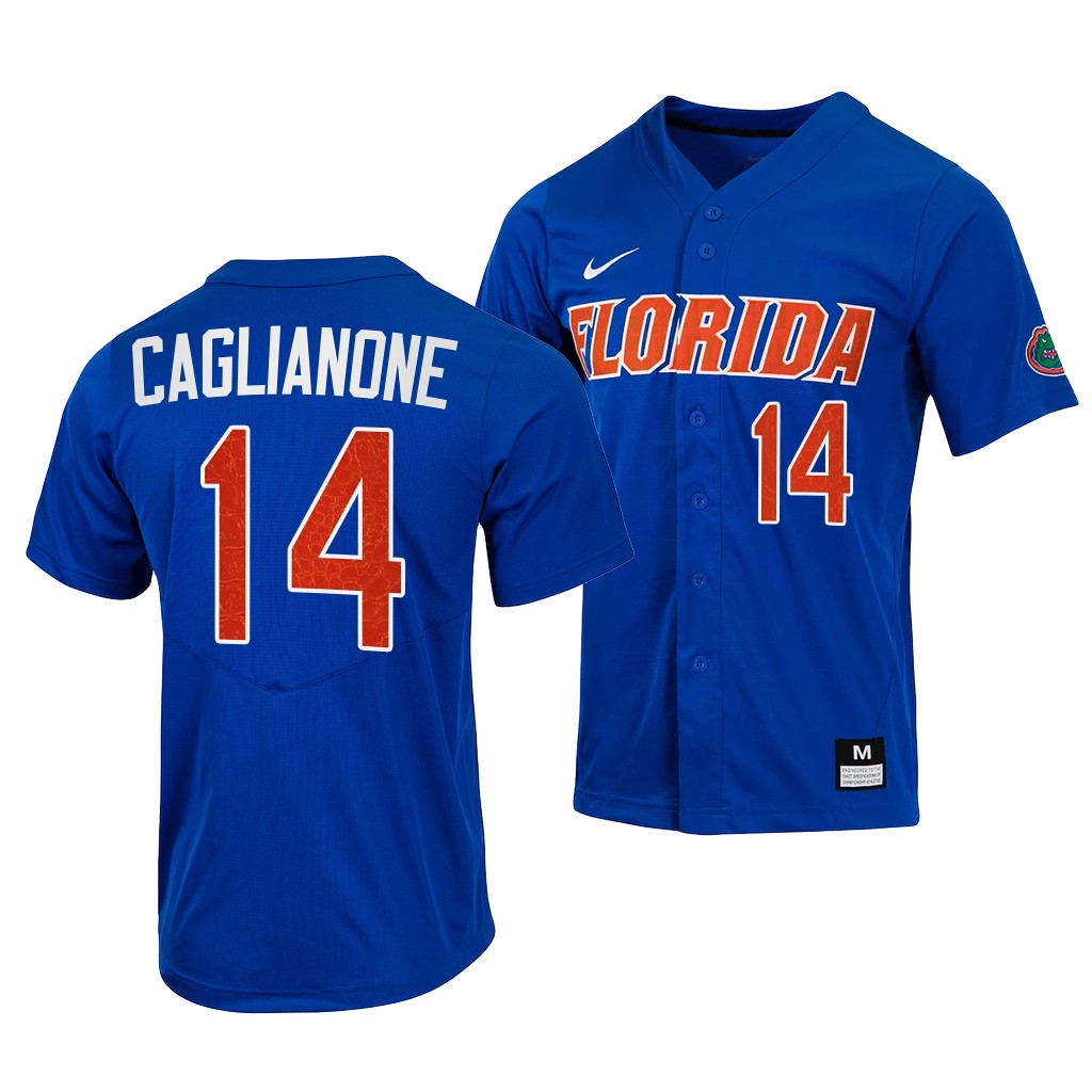 Florida Gators Jac Caglianone College Baseball Jersey Royal Florida Gators Jac Caglianone College Baseball Jersey Royal