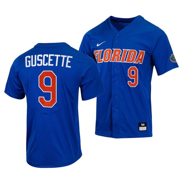 Florida Gators Mac Guscette College Baseball Jersey Royal Florida Gators Mac Guscette College Baseball Jersey Royal