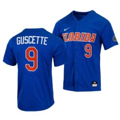 Florida Gators Mac Guscette College Baseball Jersey Royal