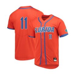 Florida Gators Michael Robertson Orange College Baseball Jersey