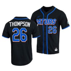 Florida Gators Sterlin Thompson College Baseball Jersey Black