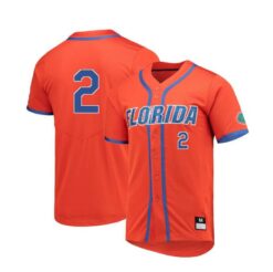 Florida Gators Ty Evans Orange College Baseball Jersey
