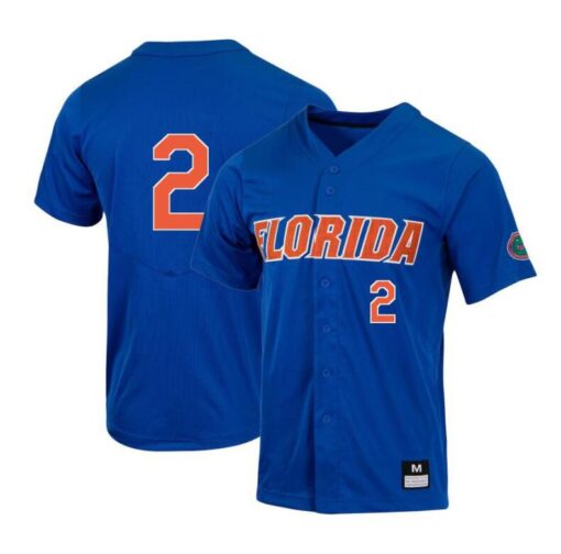 Florida Gators Ty Evans Royal College Baseball Jersey