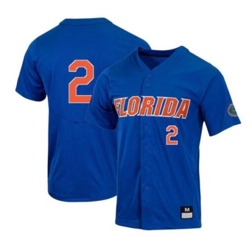 Florida Gators Ty Evans Royal College Baseball Jersey