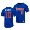 Florida Gators Ty Evans White College Baseball Jersey