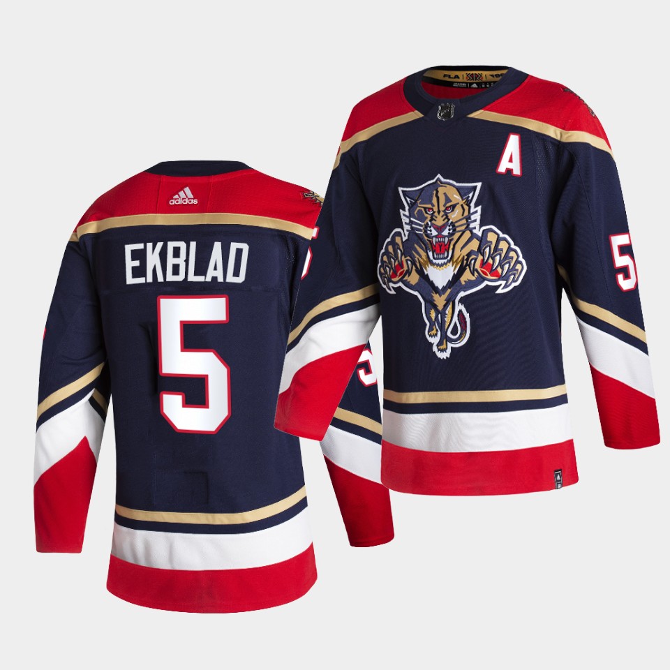 Florida Panthers aaron ekblad 2021 Reverse Retro Navy Jersey Florida Panthers aaron ekblad 2021 Reverse Retro Navy Jersey