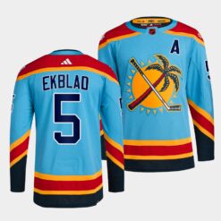 Florida Panthers Aaron Ekblad Reverse Retro 2.0 Blue Jersey