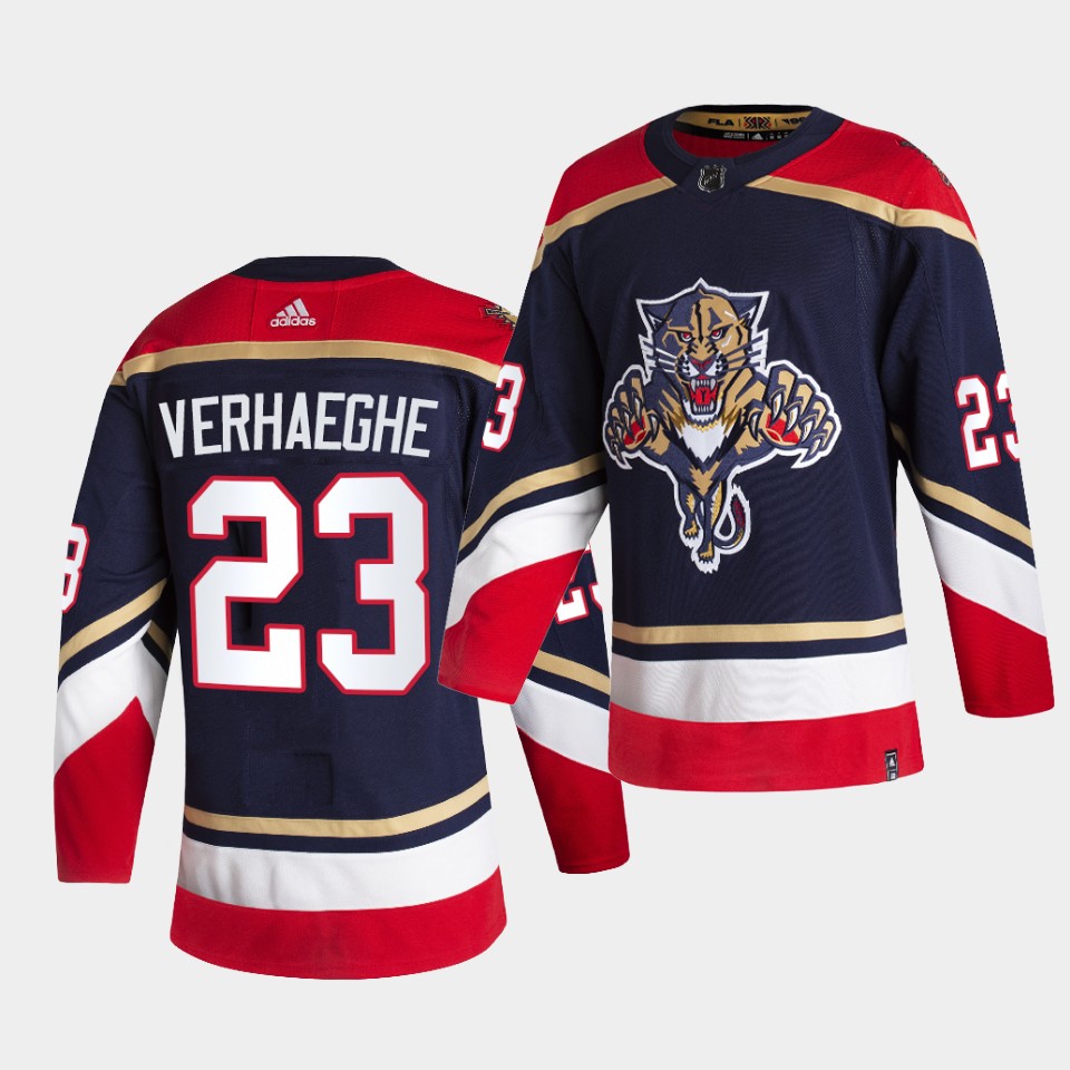 Florida Panthers Carter Verhaeghe 2021 Reverse Retro Navy Jersey Florida Panthers Carter Verhaeghe 2021 Reverse Retro Navy Jersey