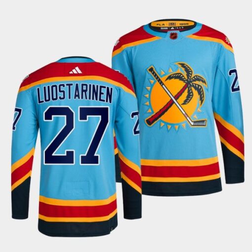Florida Panthers Eetu Luostarinen Reverse Retro 2.0 Blue Jersey