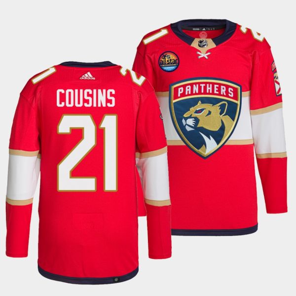 Florida Panthers Nick Cousins 2022 Red Home Jersey Florida Panthers Nick Cousins 2022 Red Home Jersey