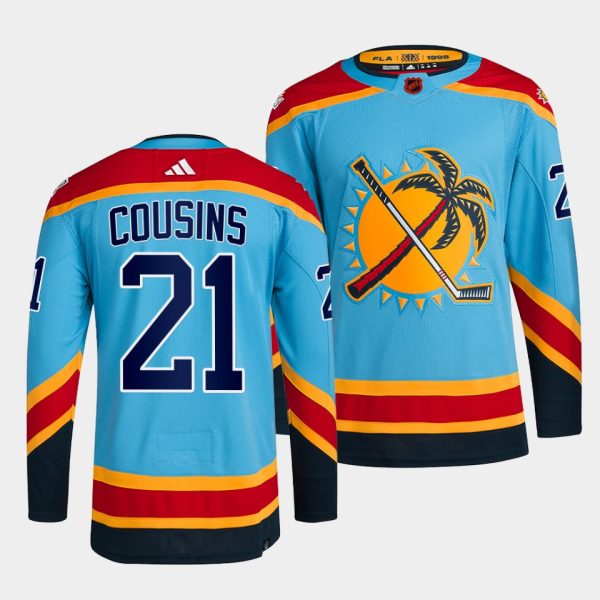 Florida Panthers Nick Cousins Reverse Retro 2.0 Blue Jersey Florida Panthers Nick Cousins Reverse Retro 2.0 Blue Jersey