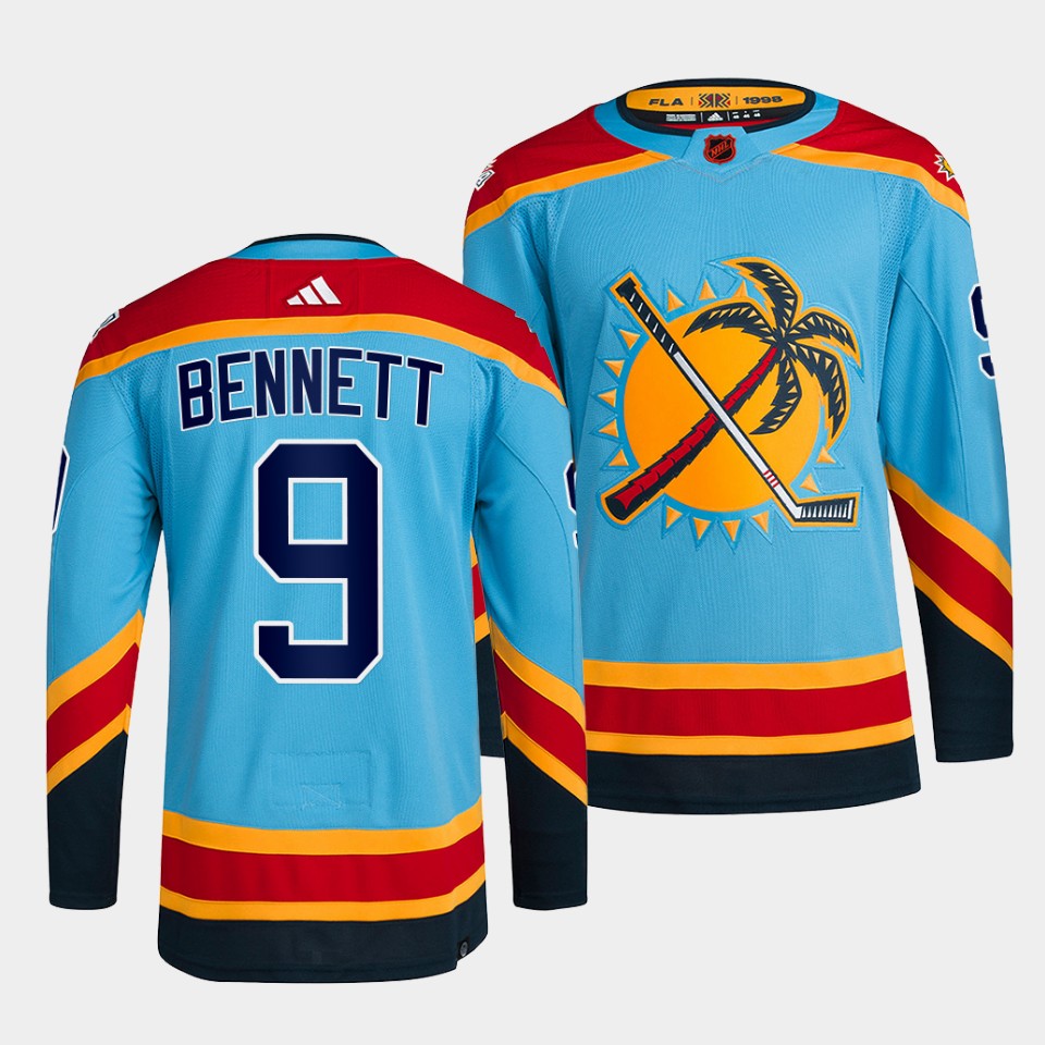 Florida Panthers Sam Bennett Reverse Retro 2.0 Blue Jersey Florida Panthers Sam Bennett Reverse Retro 2.0 Blue Jersey