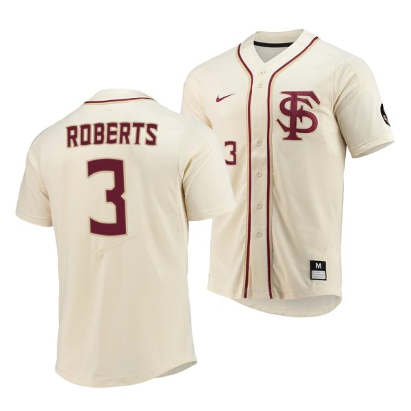 Florida State Seminoles Brett Roberts Elite College Baseball Jersey Natural Florida State Seminoles Brett Roberts Elite College Baseball Jersey Natural
