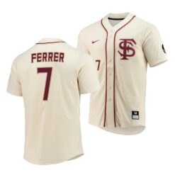Florida State Seminoles Jaime Ferrer Elite College Baseball Jersey Natural
